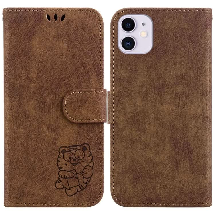 Little Tiger Embossed Leather Phone Case, Series 1