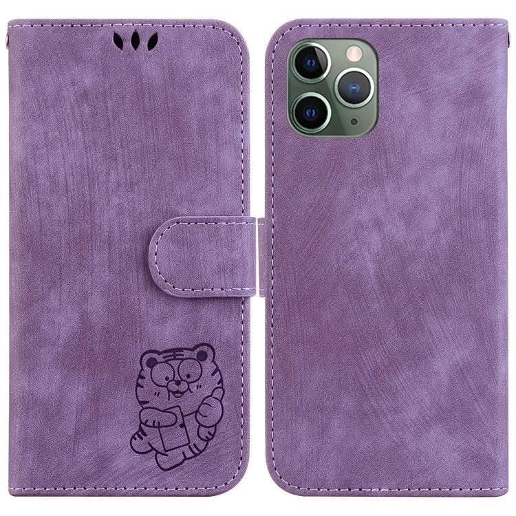 Little Tiger Embossed Leather Phone Case, Series 4