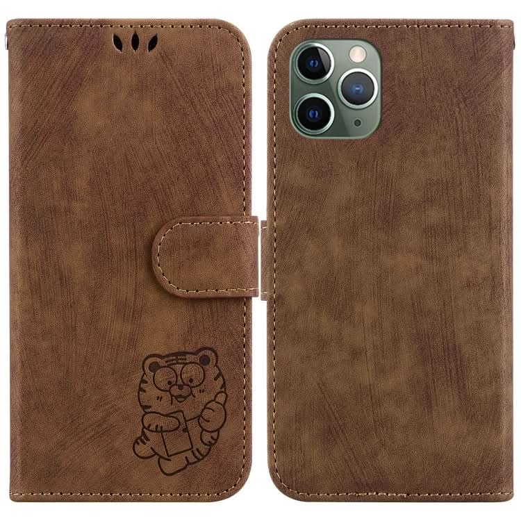 Little Tiger Embossed Leather Phone Case, Series 4