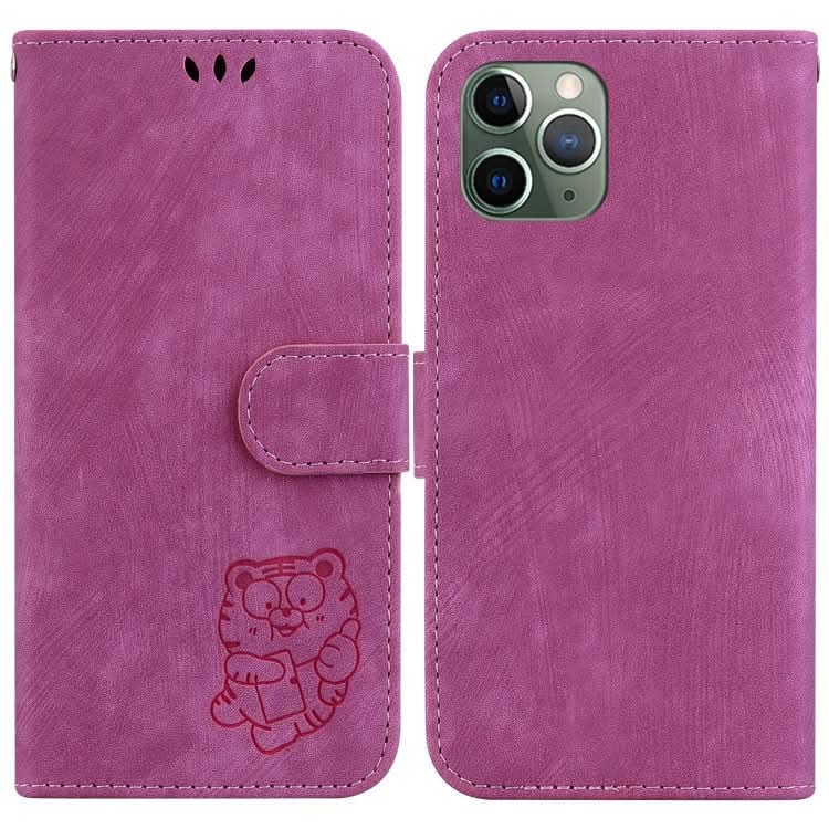 Little Tiger Embossed Leather Phone Case, Series 4