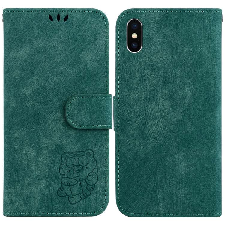 Little Tiger Embossed Leather Phone Case, Series 2