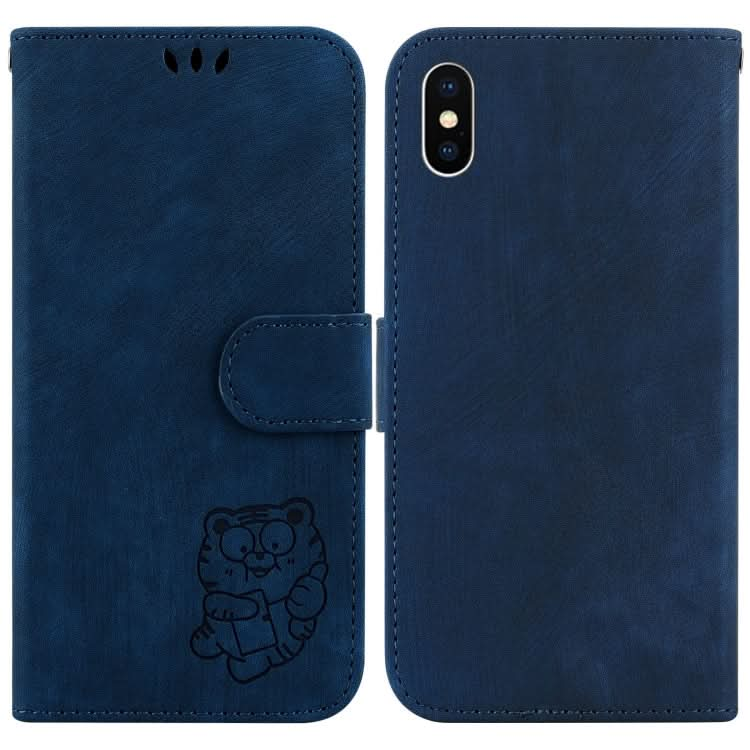 Little Tiger Embossed Leather Phone Case, Series 2