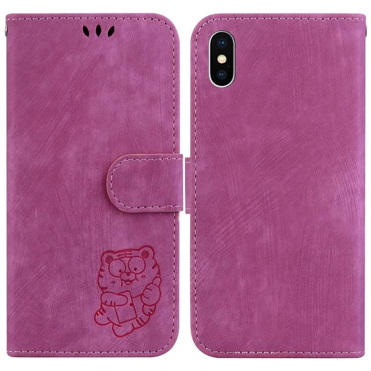 Little Tiger Embossed Leather Phone Case, Series 2