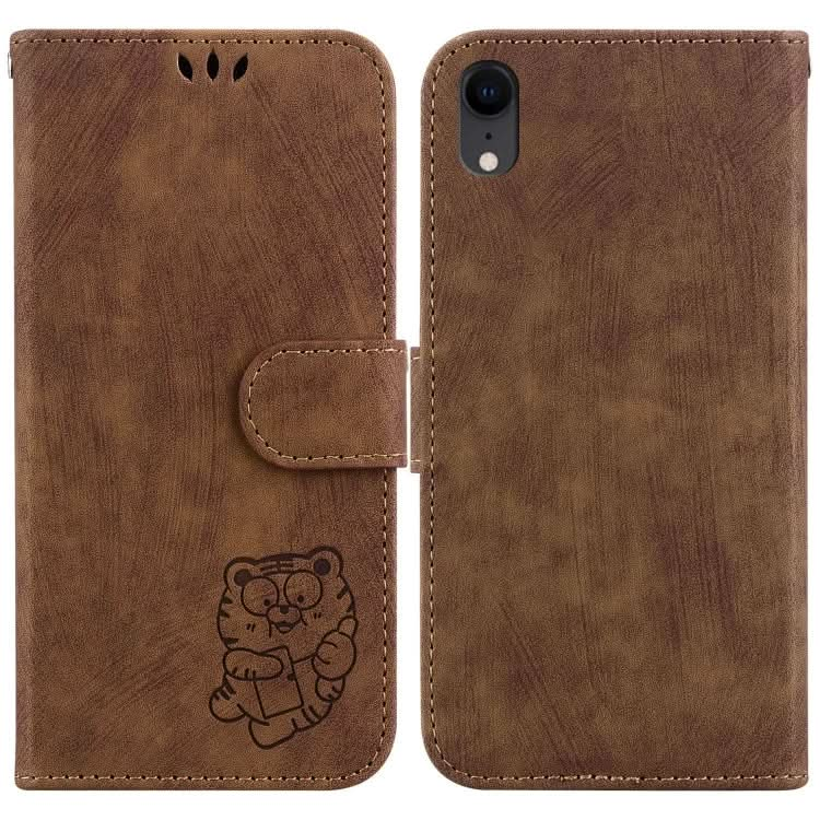 Little Tiger Embossed Leather Phone Case, Series 1