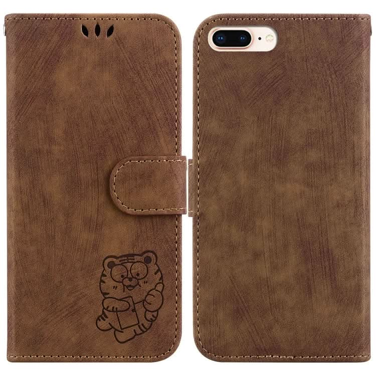 Little Tiger Embossed Leather Phone Case, Series 5