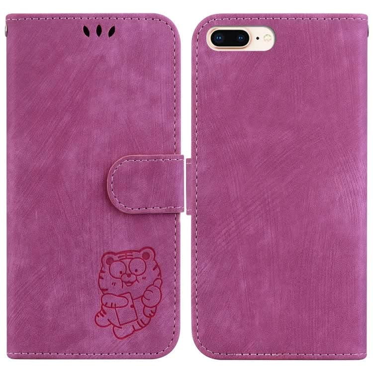 Little Tiger Embossed Leather Phone Case, Series 5