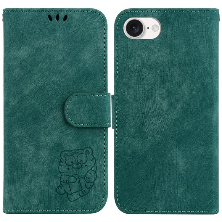 Little Tiger Embossed Leather Phone Case, Series 3