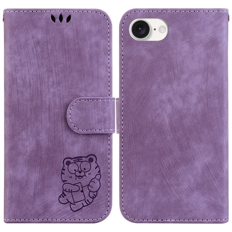 Little Tiger Embossed Leather Phone Case, Series 3