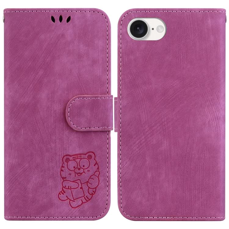 Little Tiger Embossed Leather Phone Case, Series 3