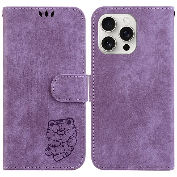 Little Tiger Embossed Leather Phone Case, Series 3