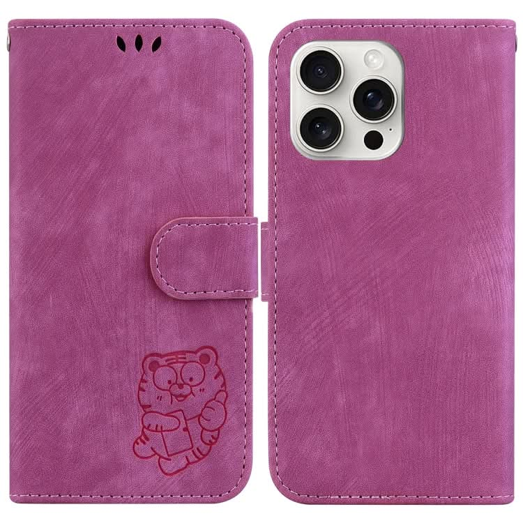 Little Tiger Embossed Leather Phone Case, Series 3