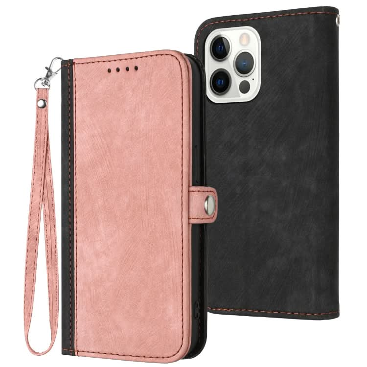 Side Buckle Double Fold Hand Strap Leather Phone Case, Series 2