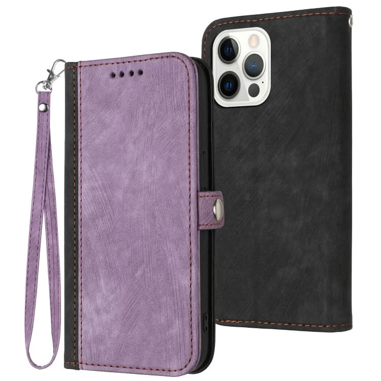 Side Buckle Double Fold Hand Strap Leather Phone Case, Series 1