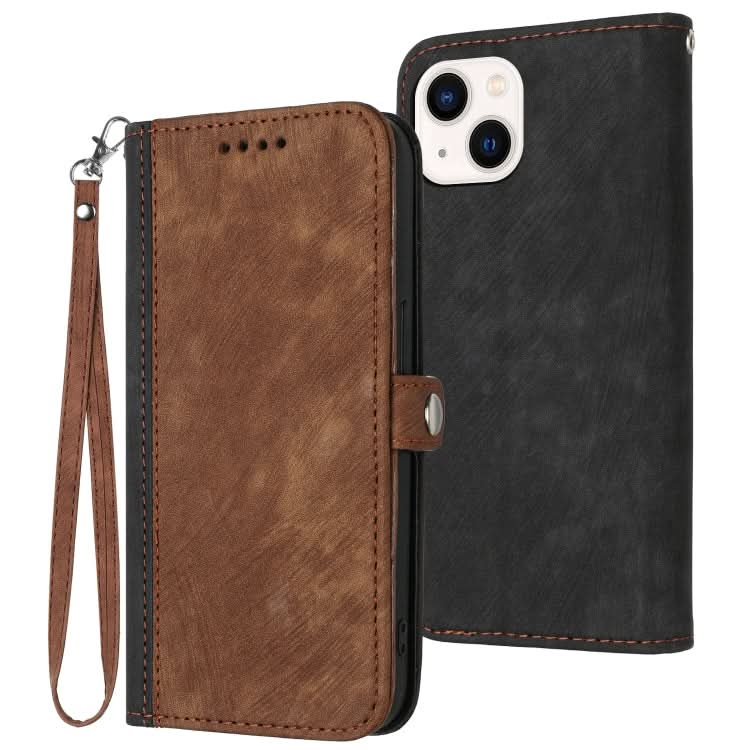 Side Buckle Double Fold Hand Strap Leather Phone Case, Series 2