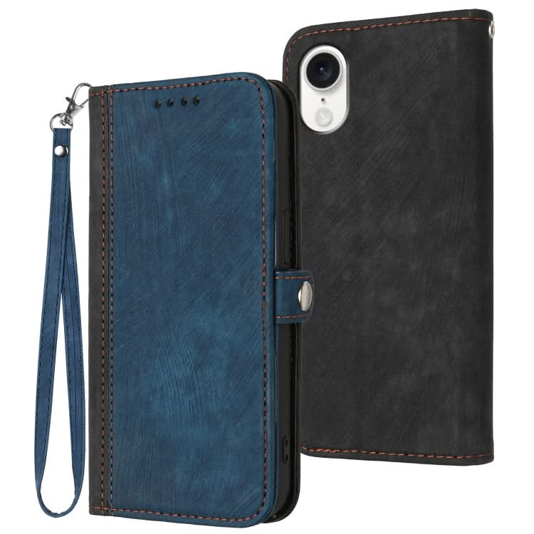 Side Buckle Double Fold Hand Strap Leather Phone Case, Series 1