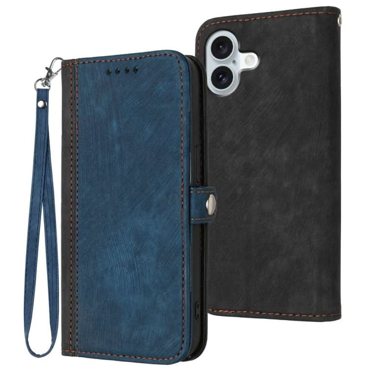 Side Buckle Double Fold Hand Strap Leather Phone Case, Series 1