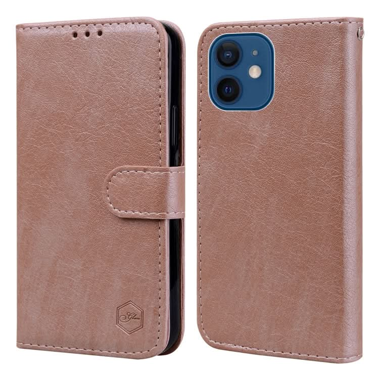 Skin Feeling Oil Leather Texture PU + TPU Phone Case, Series 4