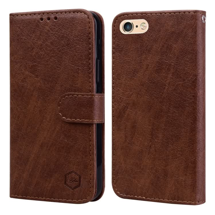 Skin Feeling Oil Leather Texture PU + TPU Phone Case, Series 3