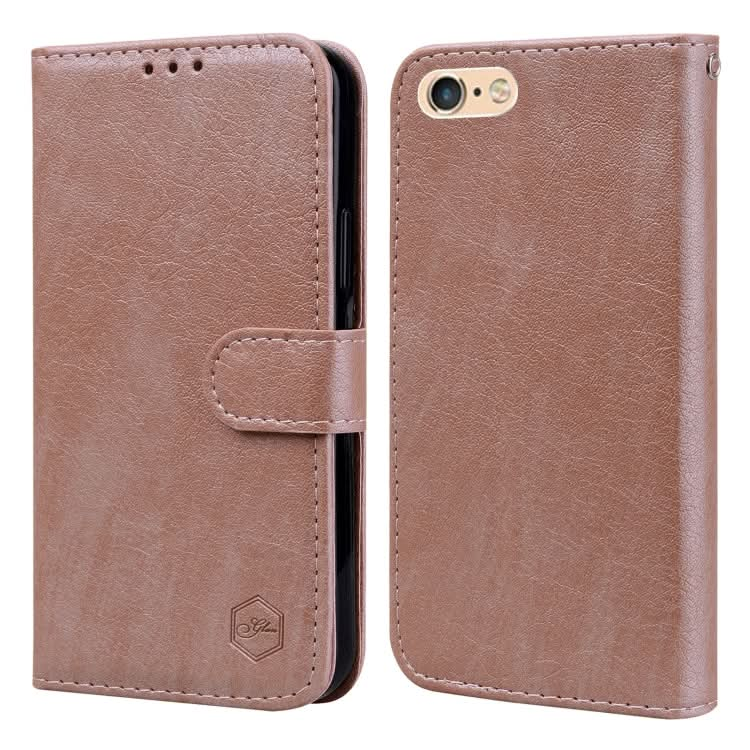 Skin Feeling Oil Leather Texture PU + TPU Phone Case, Series 3