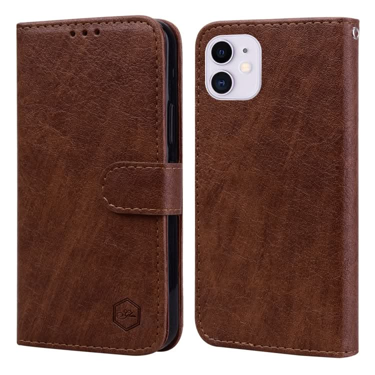 Skin Feeling Oil Leather Texture PU + TPU Phone Case, Series 1