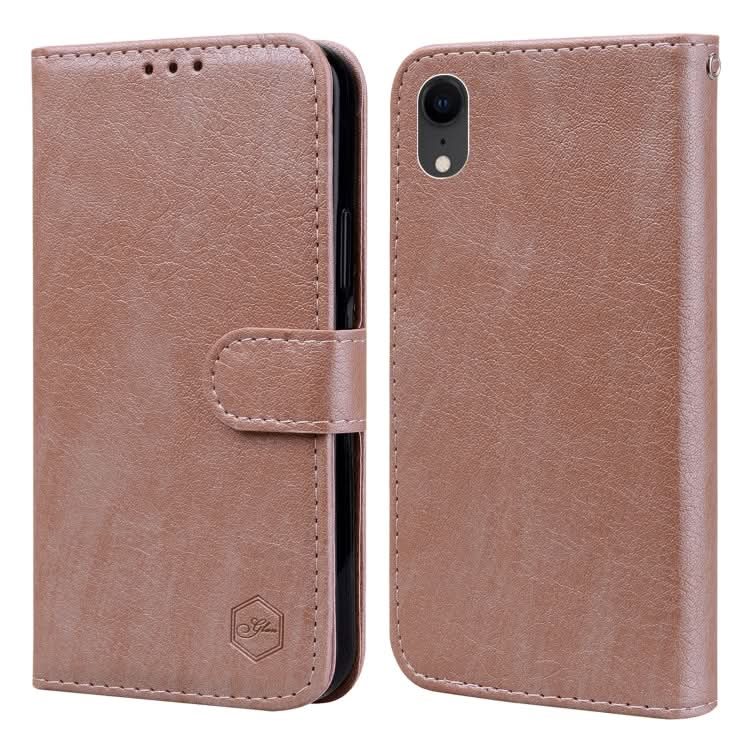 Skin Feeling Oil Leather Texture PU + TPU Phone Case, Series 1