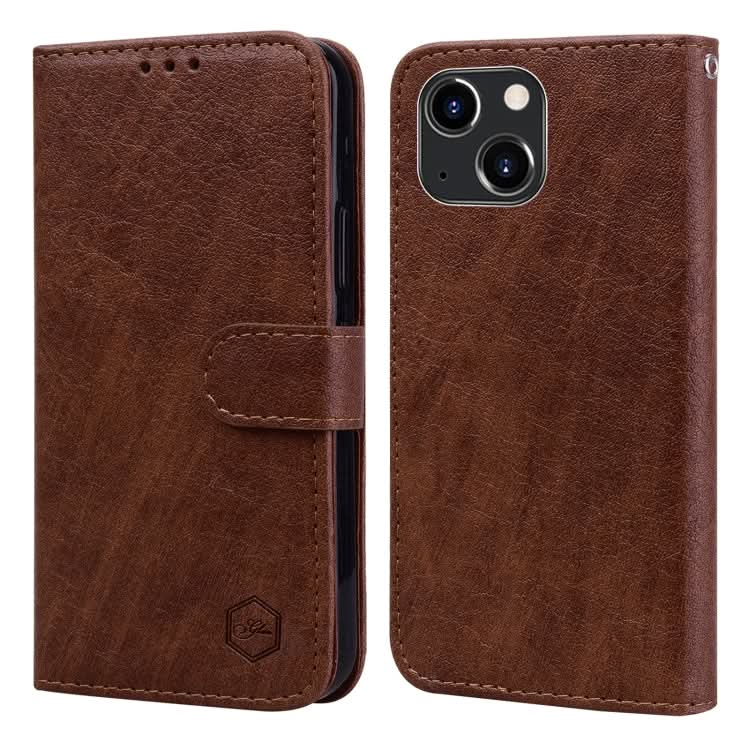 Skin Feeling Oil Leather Texture PU + TPU Phone Case, Series 5