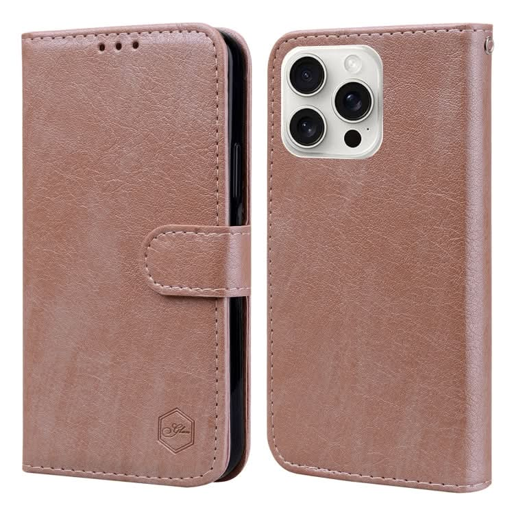 Skin Feeling Oil Leather Texture PU + TPU Phone Case, Series 4