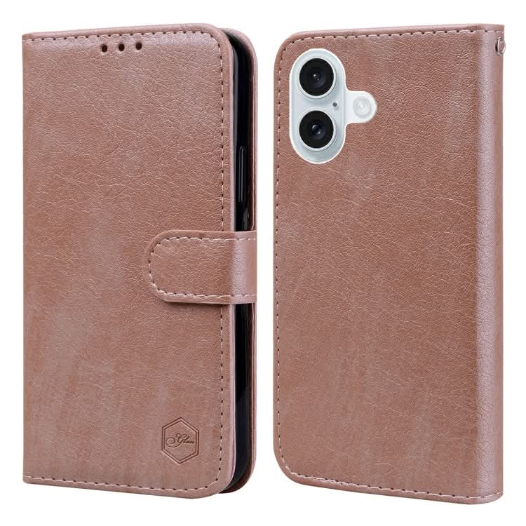 Skin Feeling Oil Leather Texture PU + TPU Phone Case, Series 1