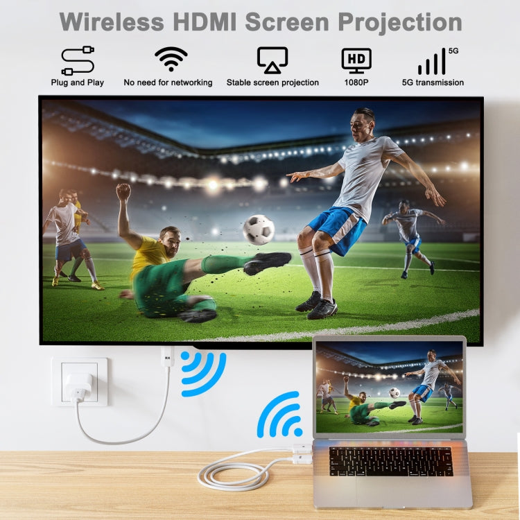 THT-020-8-1 4 in 1 HDMI Transmitter Wireless Screen Sharer Set