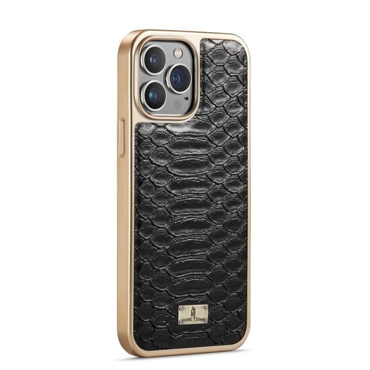 Fierre Shann Python Texture Electroplating PU Phone Case, Series 2