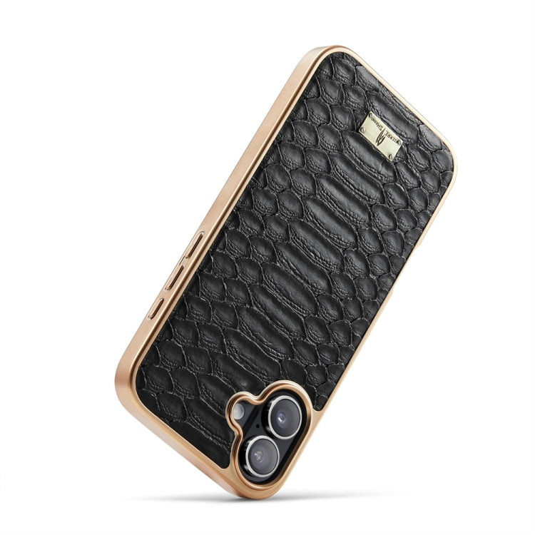 Fierre Shann Python Texture Electroplating PU Phone Case, Series 1