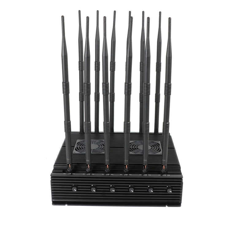 JAX-101F-12 2G/3G/4G/5G/WiFi/GPS Mobile Signal Jammer