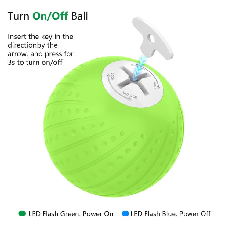 O2 6cm Intelligent Auto Pet Toy Dog Training Ball, No Remote Control - Reluova