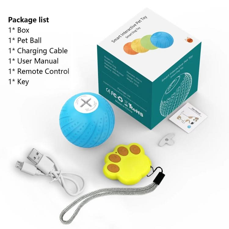 O2 6cm Intelligent Remote Control Pet Toy Dog Training Ball - Reluova