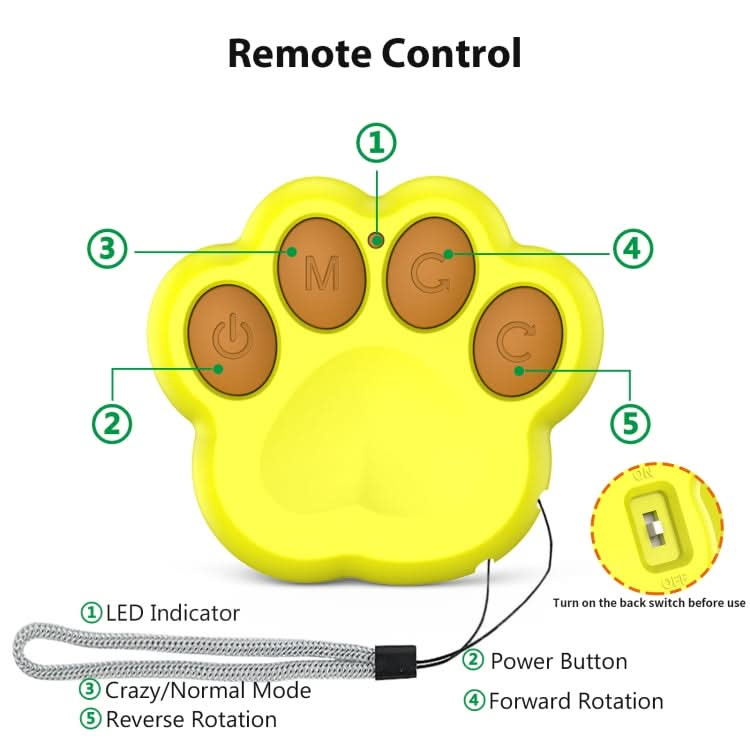 O2 6cm Intelligent Remote Control Pet Toy Dog Training Ball - Reluova