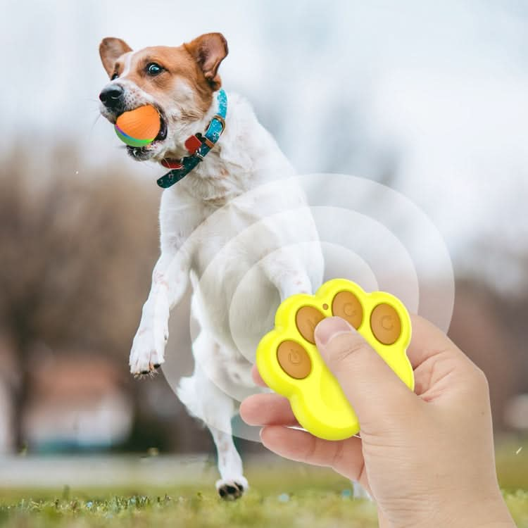 O3 8.5cm Intelligent Remote Control Pet Toy Dog Training Luminous Ball with Radar Trigger - Reluova