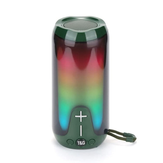 T&G TG651 Portable LED Wireless Bluetooth Speaker Outdoor TWS Subwoofer