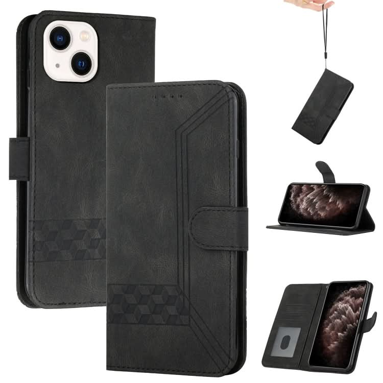 Cubic Skin Feel Flip Leather Phone Case, Series 1