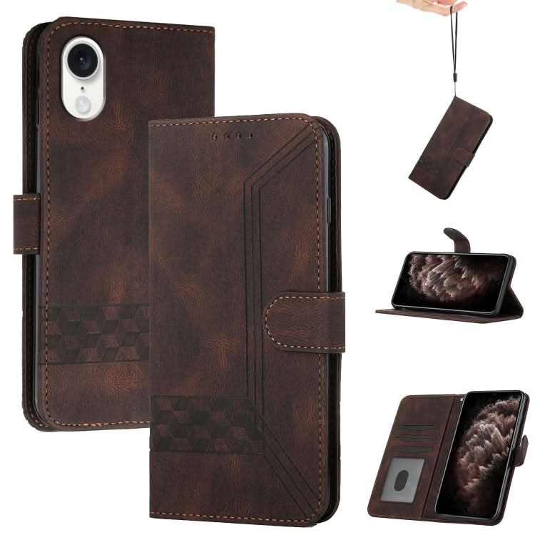 Cubic Skin Feel Flip Leather Phone Case, Series 1