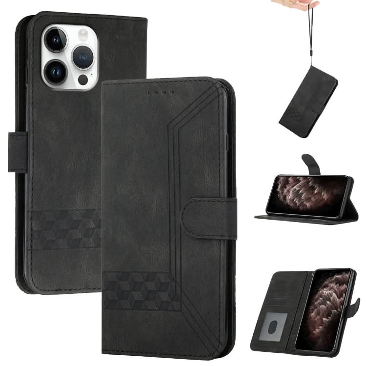 Cubic Skin Feel Flip Leather Phone Case, Series 2