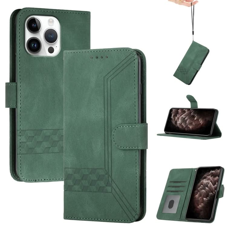 Cubic Skin Feel Flip Leather Phone Case, Series 2