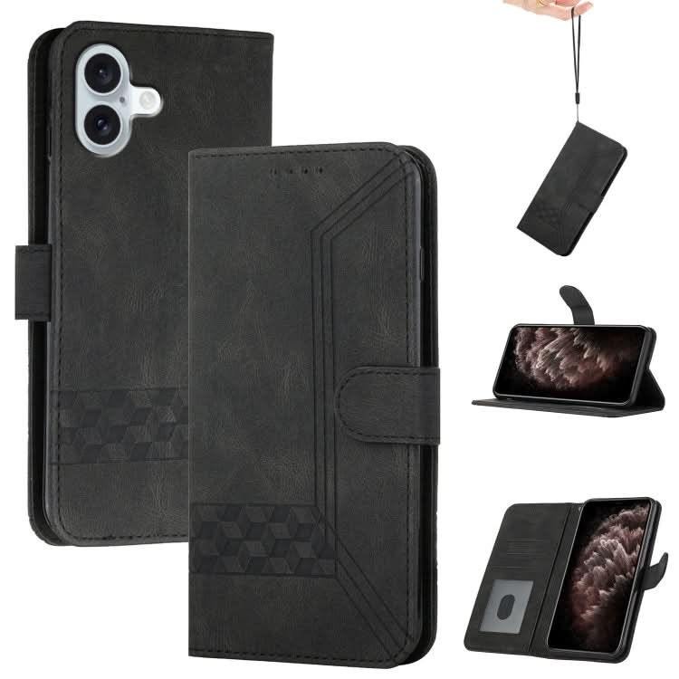 Cubic Skin Feel Flip Leather Phone Case, Series 1