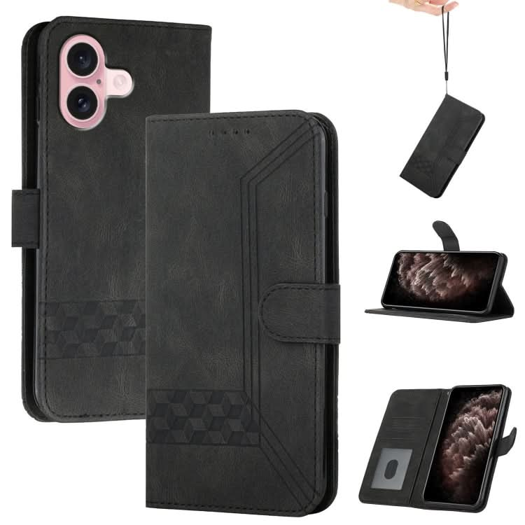 Cubic Skin Feel Flip Leather Phone Case, Series 2