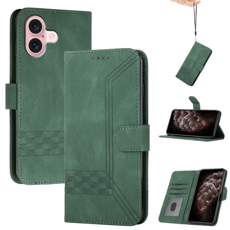 Cubic Skin Feel Flip Leather Phone Case, Series 2