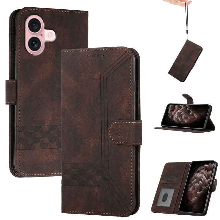 Cubic Skin Feel Flip Leather Phone Case, Series 2