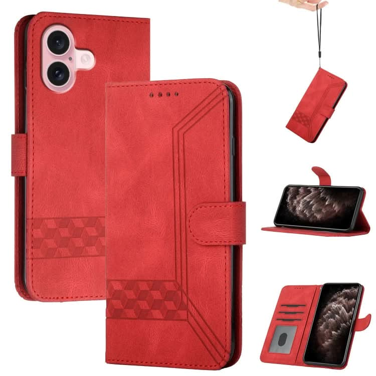 Cubic Skin Feel Flip Leather Phone Case, Series 2