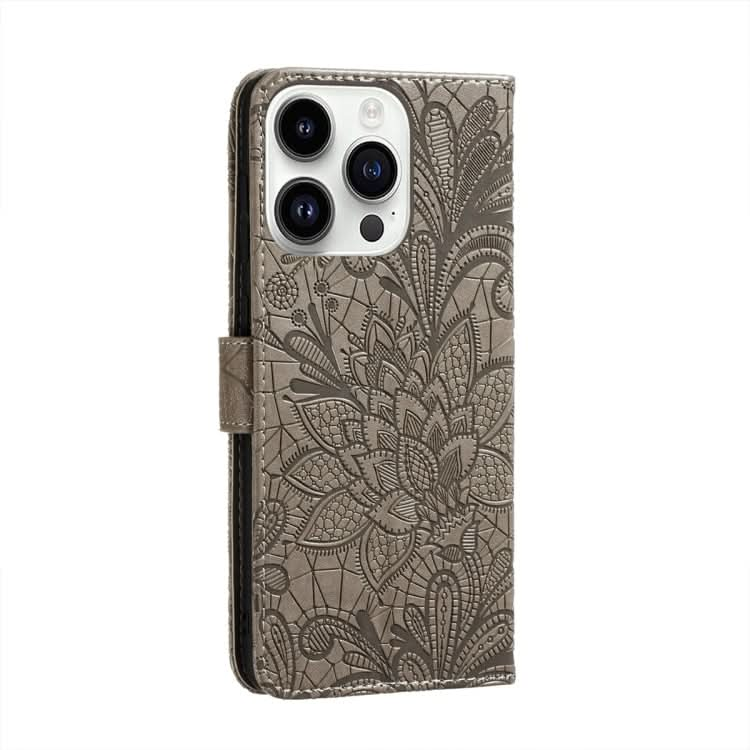 Lace Flower Embossing Flip Leather Phone Case, Series 1