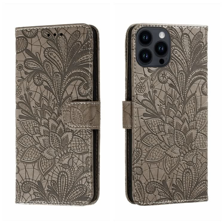 Lace Flower Embossing Flip Leather Phone Case, Series 2