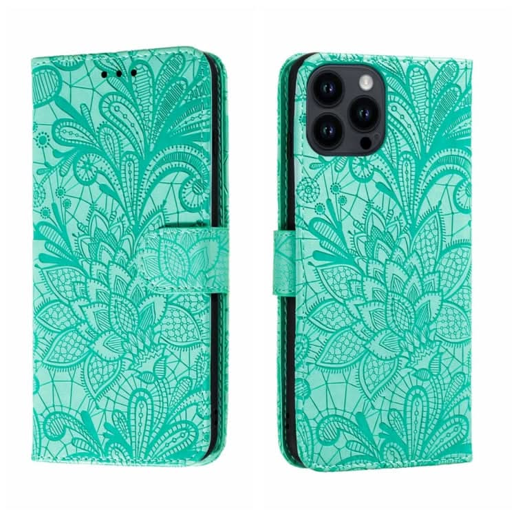 Lace Flower Embossing Flip Leather Phone Case, Series 2