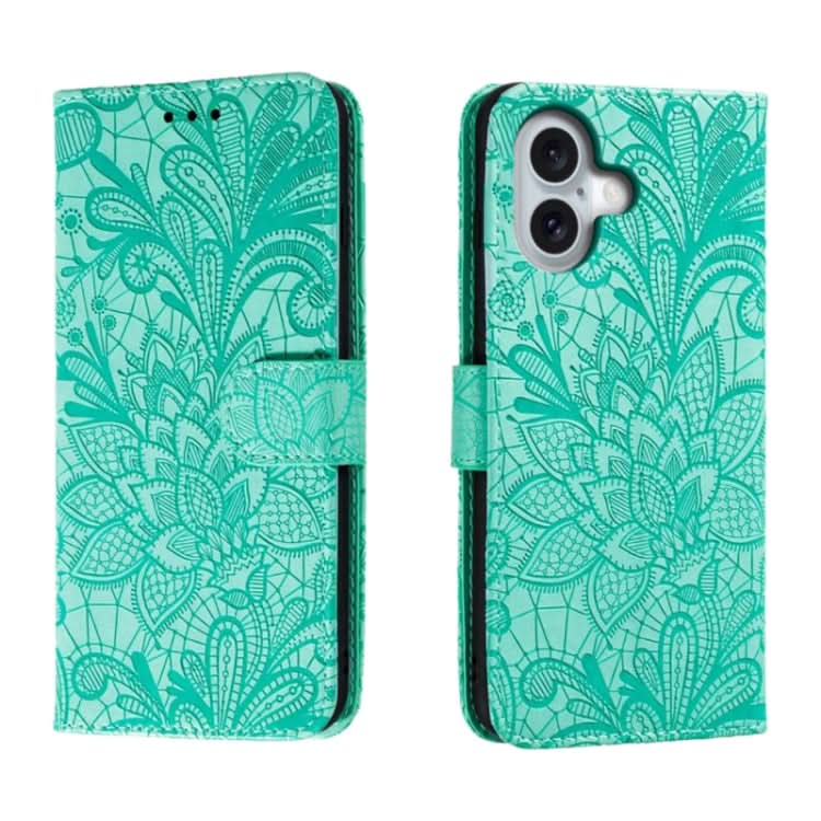 Lace Flower Embossing Flip Leather Phone Case, Series 2